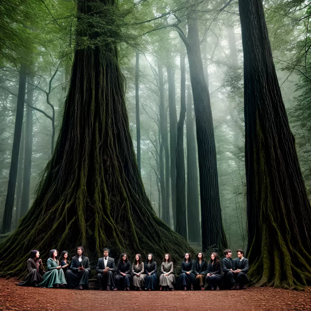 Fotos fantasia filmes terror floresta amigos fogueira