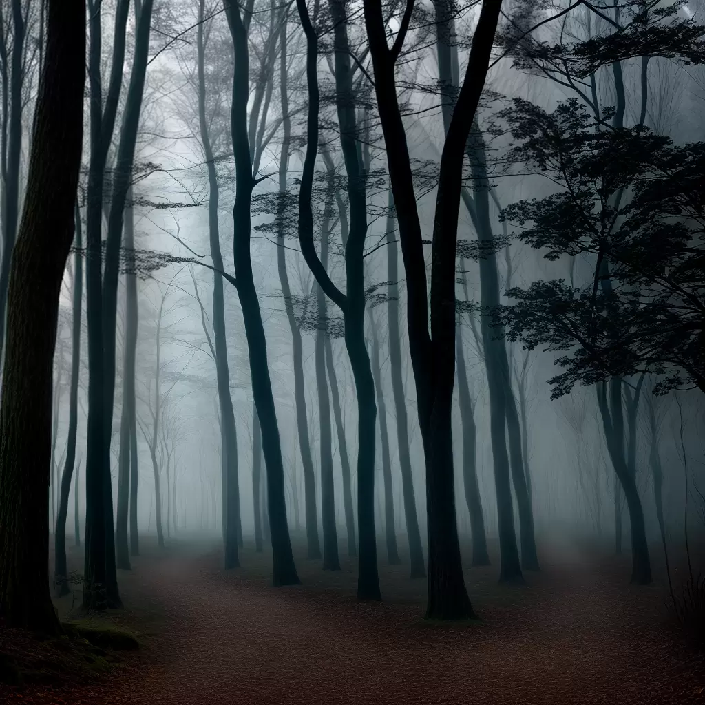 Fotos floresta noturna misterio sombra