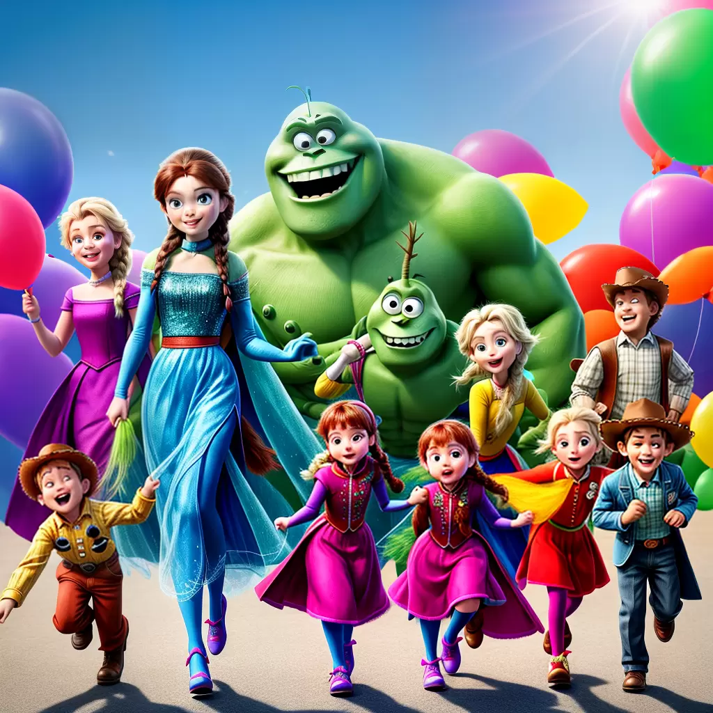 Fotos criancas fantasias 3d filmes