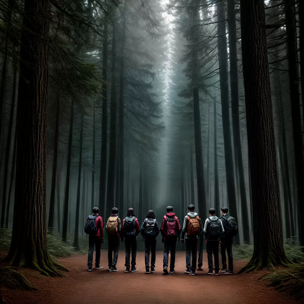 Fotos fantasia misterio floresta amigos