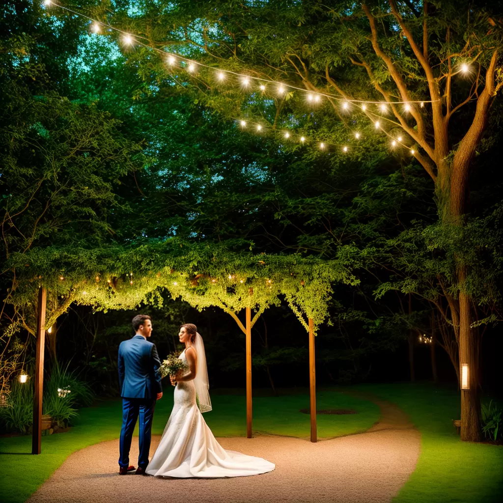 Fotos casamento floresta luzes natureza rustico