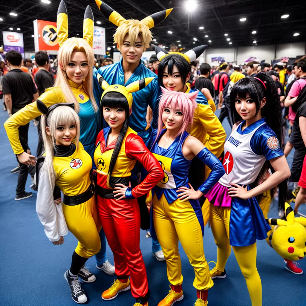 Fotos cosplay anime personagens fas evento