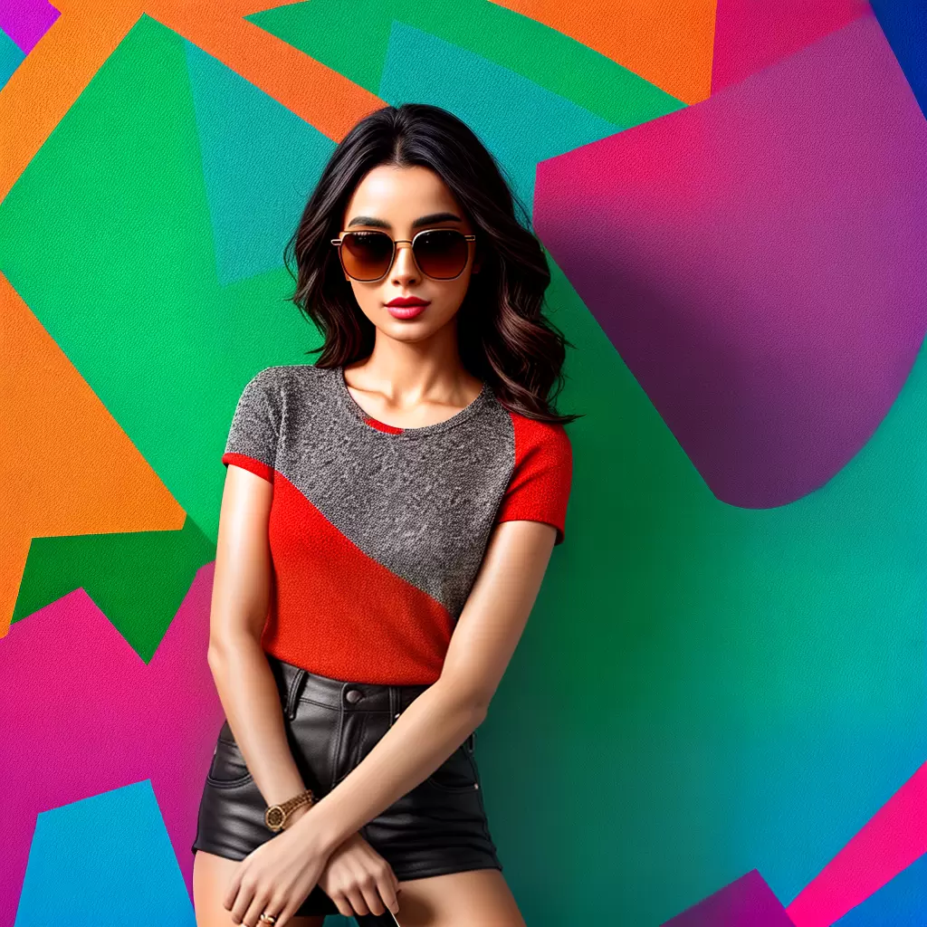 Fotos mulher oculos variedade cores