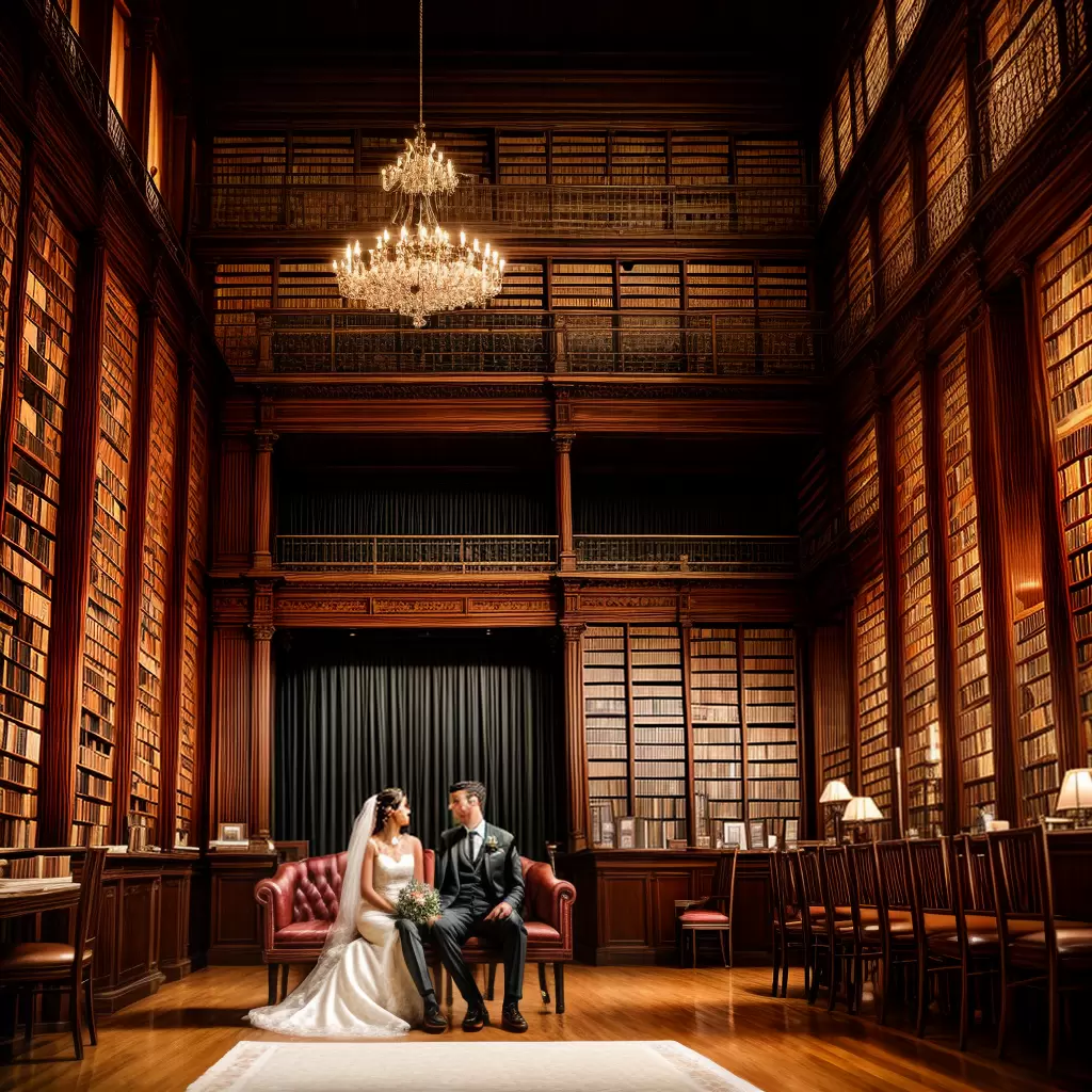 Fotos casamento biblioteca mesa livros flores Fotos casamento biblioteca mesa livros flores