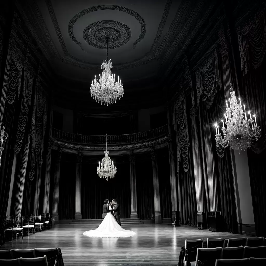 Fotos casamento teatro flores luzes romance Fotos casamento teatro flores luzes romance