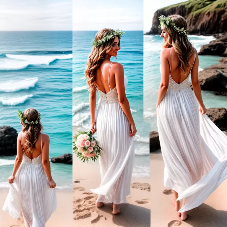 Tendências em vestidos de noiva para casamentos na praia