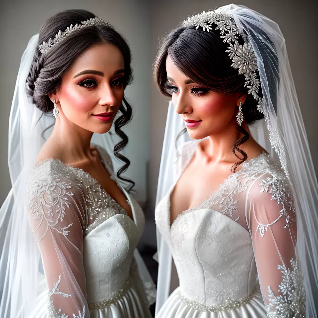 Fotos noiva vestido inverno fur snowflake
