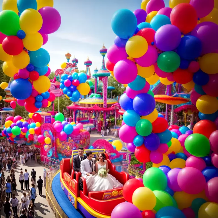 Casamentos em parques de diversões: moda e decoração divertidas