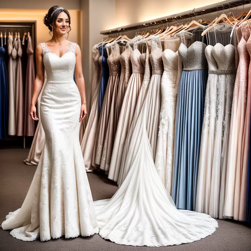 Fotos noiva vestidos elegantes cidade