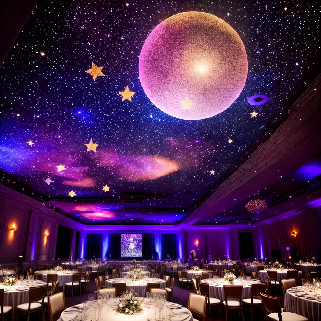 Fotos casamento planetario estrelas elegante