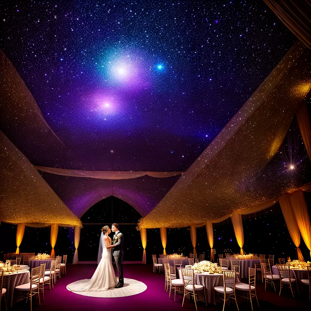 Fotos casamento planetario estrelas magia