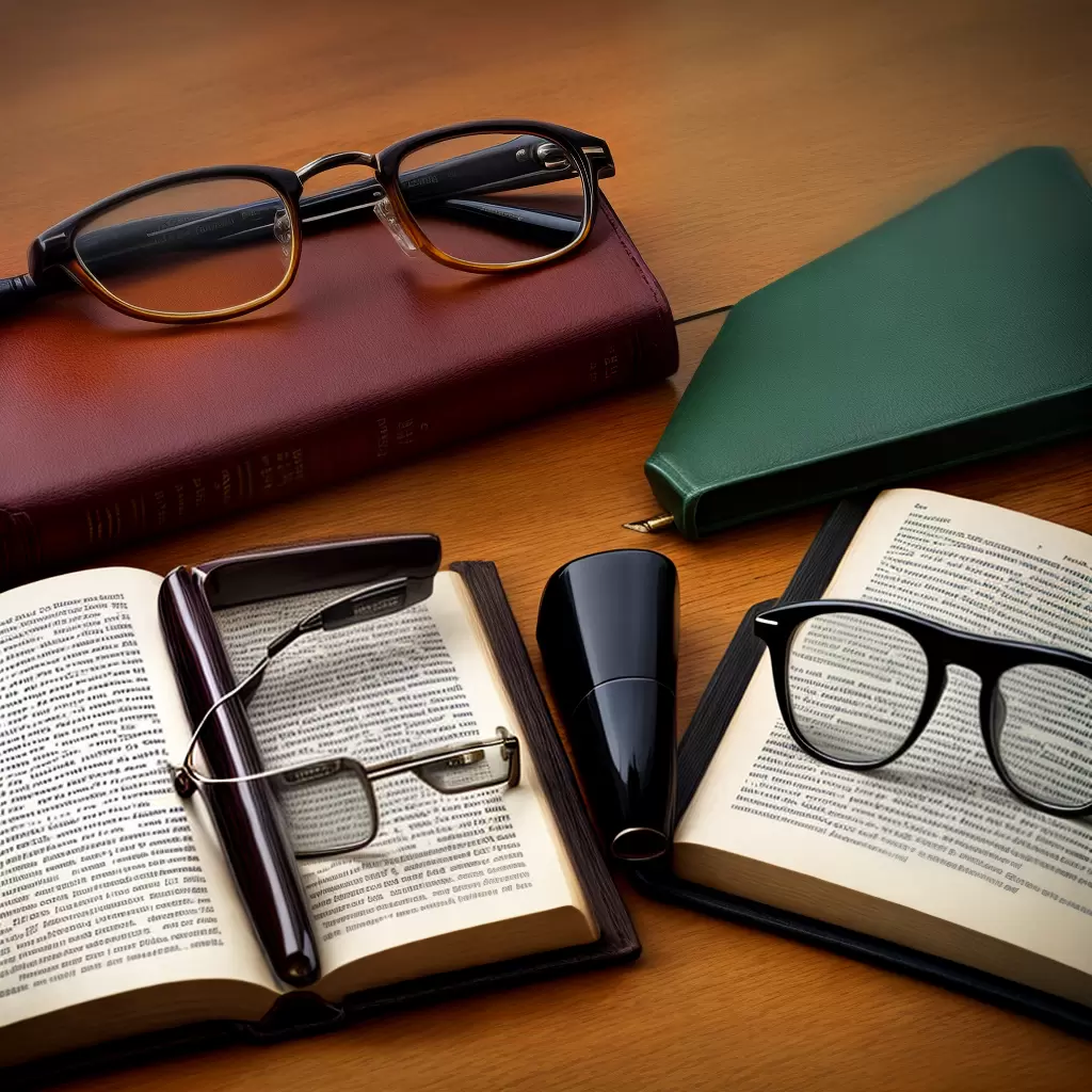 Fotos oculos vintage personagens literarios