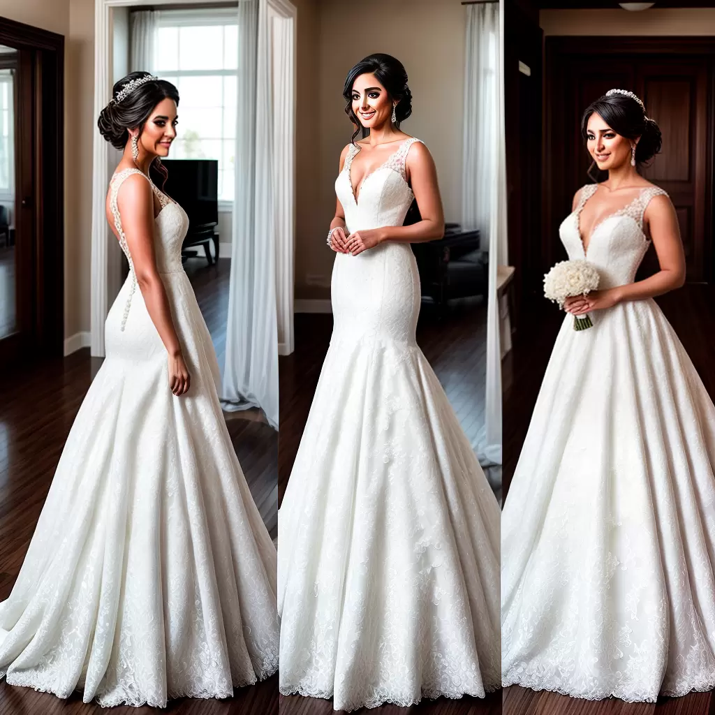 Fotos noiva espelho vestido renda rosas 10 Fotos noiva espelho vestido renda rosas 10