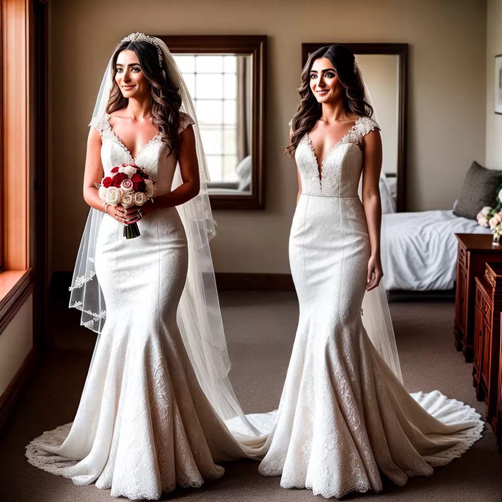 Fotos noiva vestido renda rosas