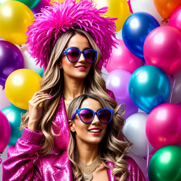Fantasias com acessórios extravagantes para festas