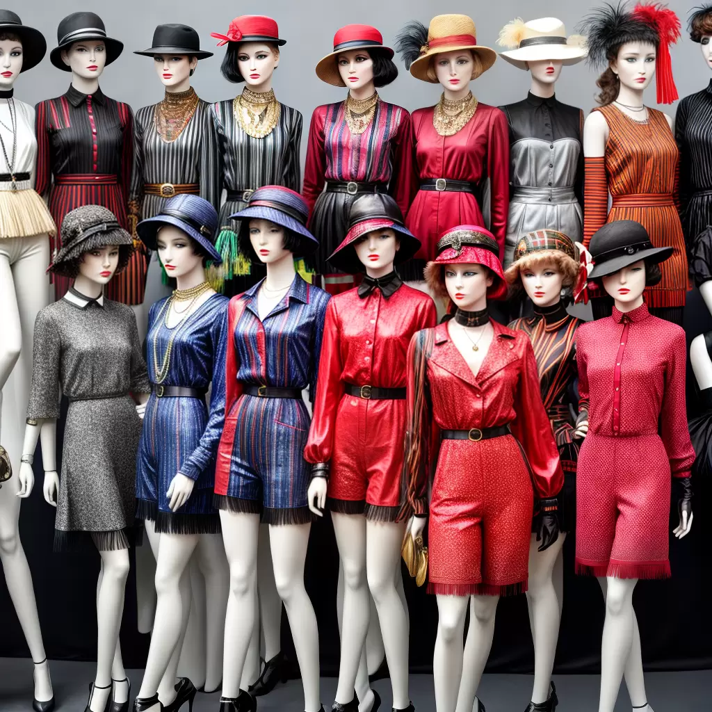 Fantasias de ícones da moda de diferentes décadas