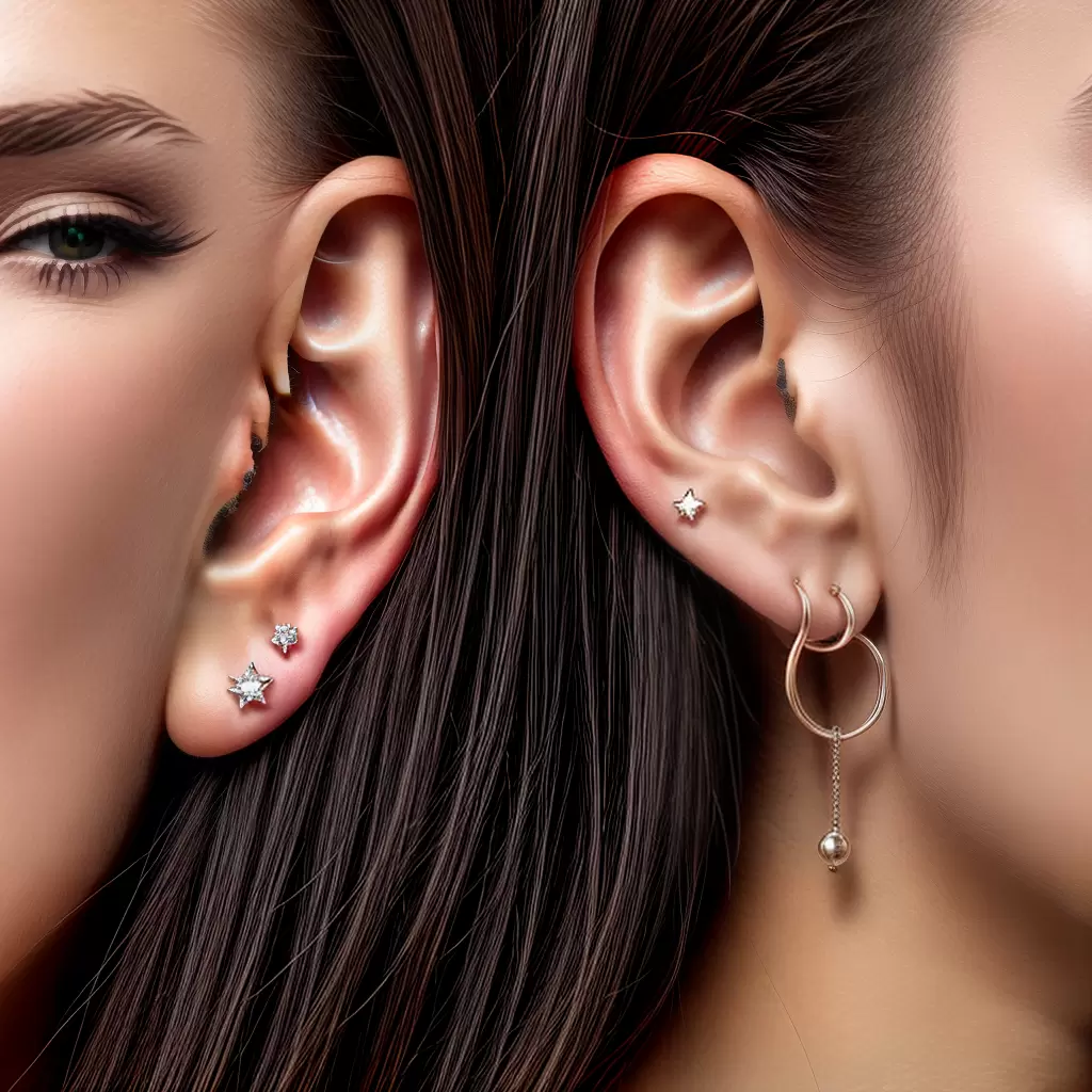 Fotos piercings ouvido modelo tendencia