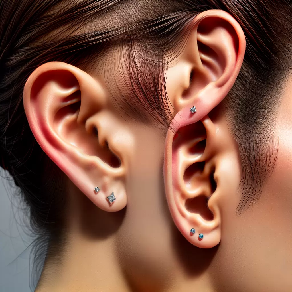 Fotos piercing orelha detlahes joias