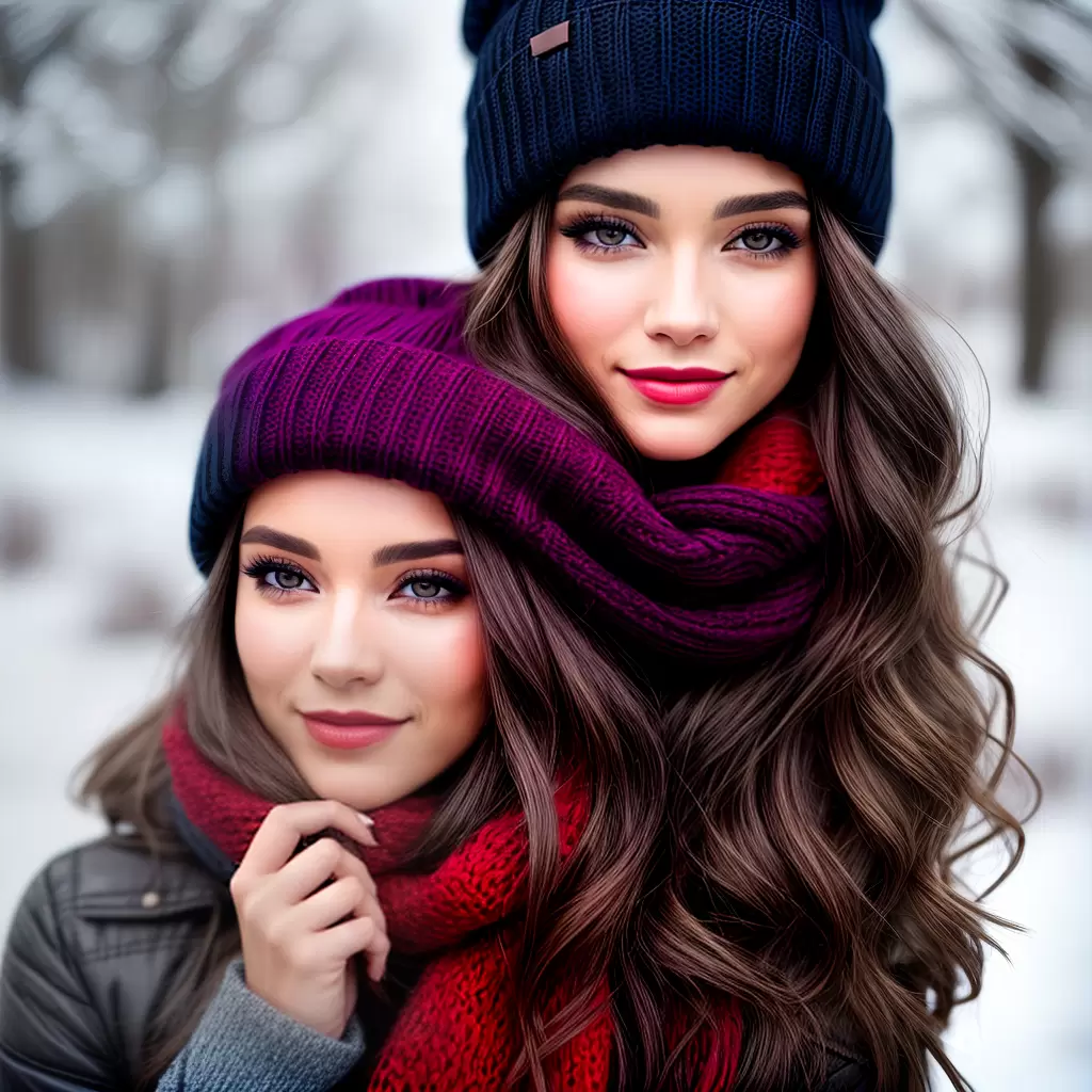 Fotos modelo inverno casaco bone labios berry