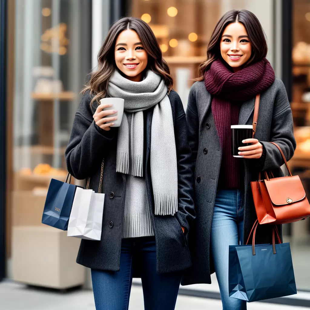 Fotos inverno moda sorria compras roupas
