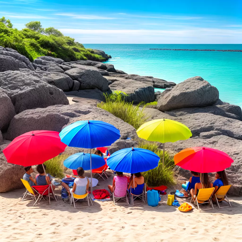 Fotos moda verao praia colorida