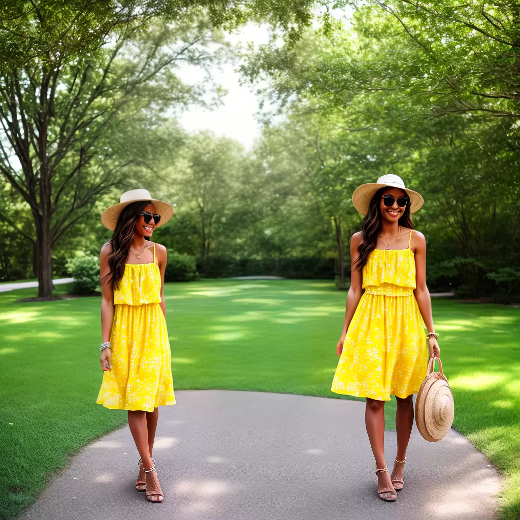 Fotos vestido sol amarelo verao