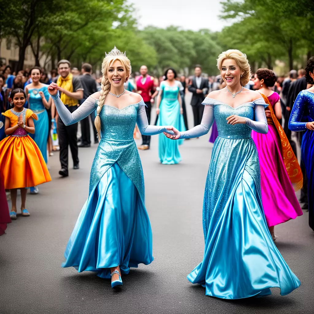 Fotos menina elsa frozen amigos fantasias