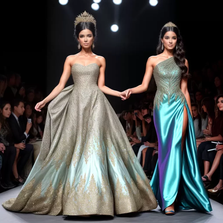 Fantasias inspiradas em desfiles de moda e passarelas