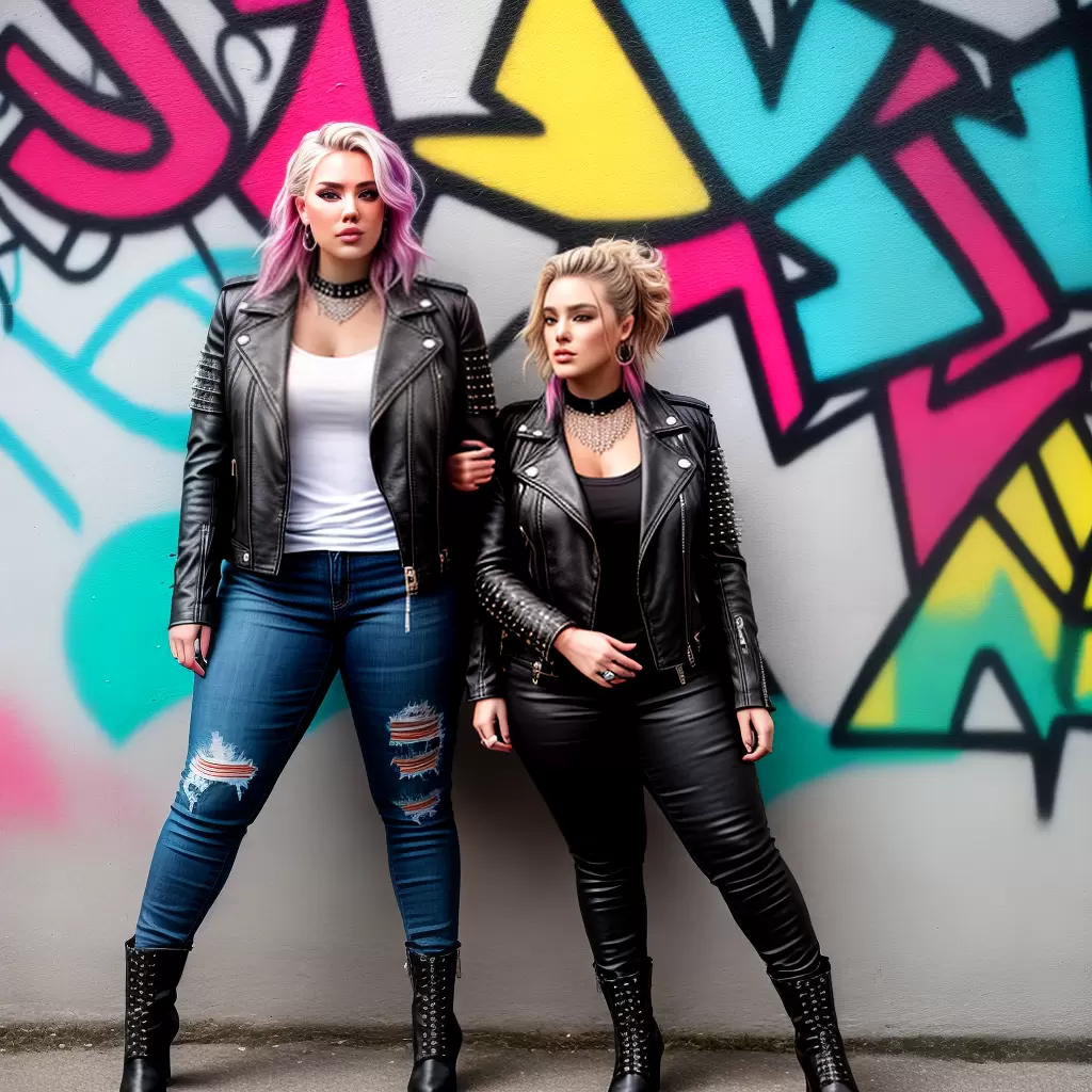 Fotos moda plus size estilo roqueira grafite
