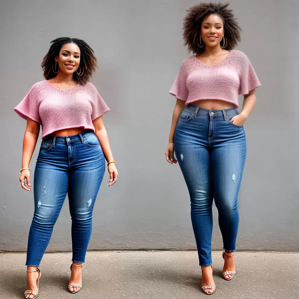 Fotos cropped plus size jeans artesanal Fotos cropped plus size jeans artesanal