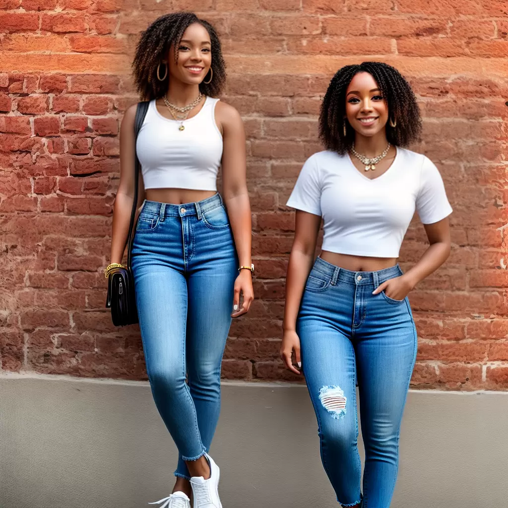 Fotos mulher estilo tendencia sorriso parede colorida
