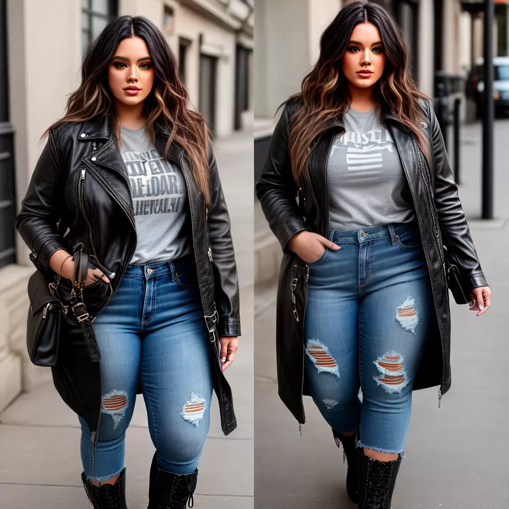 Como usar o estilo grunge no corpo plus size