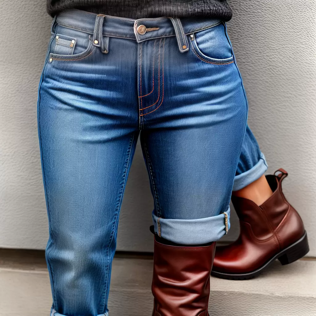 Fotos sueter croche jeans ankle boot