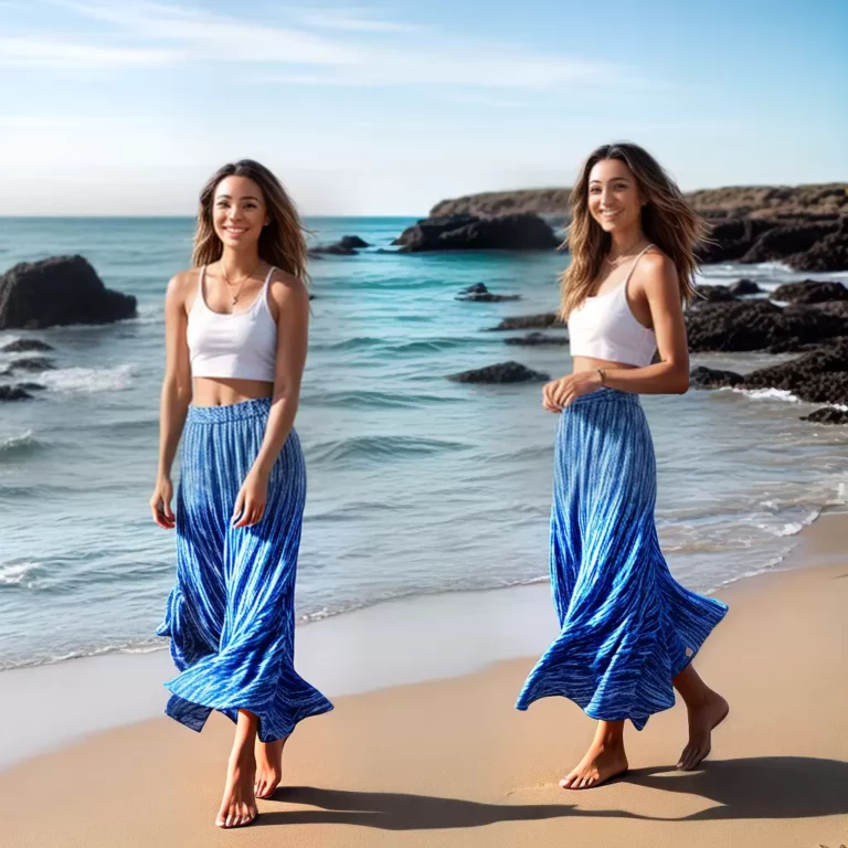Dicas de Estilo para Saias com Estampas de Ondas