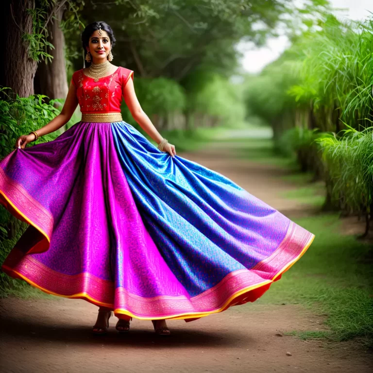 Ghaghra: Um Mergulho na Elegância das Saias Indianas
