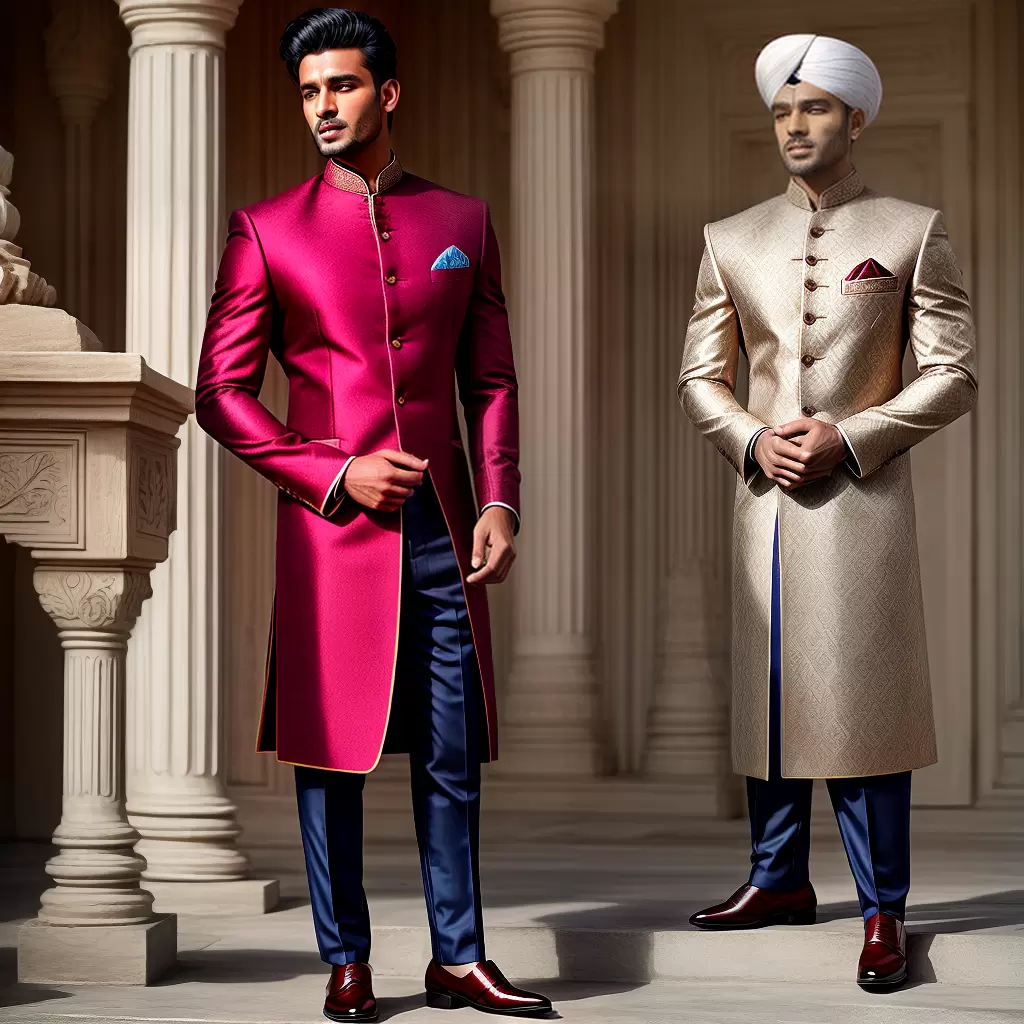 Fotos terno jodhpuri bordado elegante