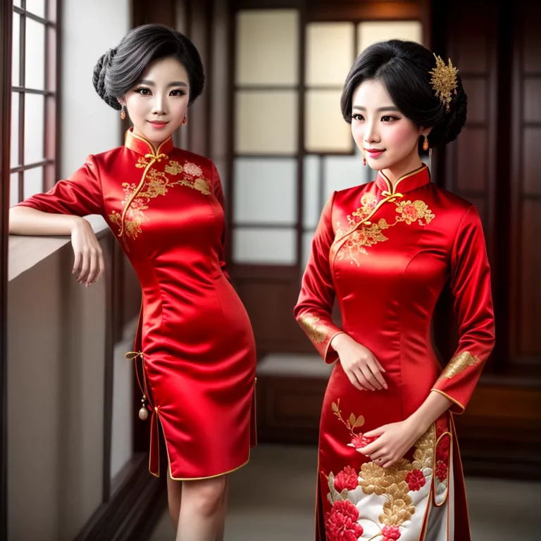 O Significado das Cores e Padrões na Cheongsam