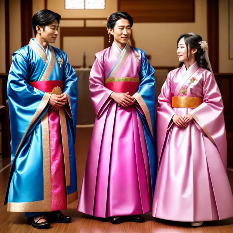 A Elegância do Hanbok na Cerimônia de Casamento Coreana