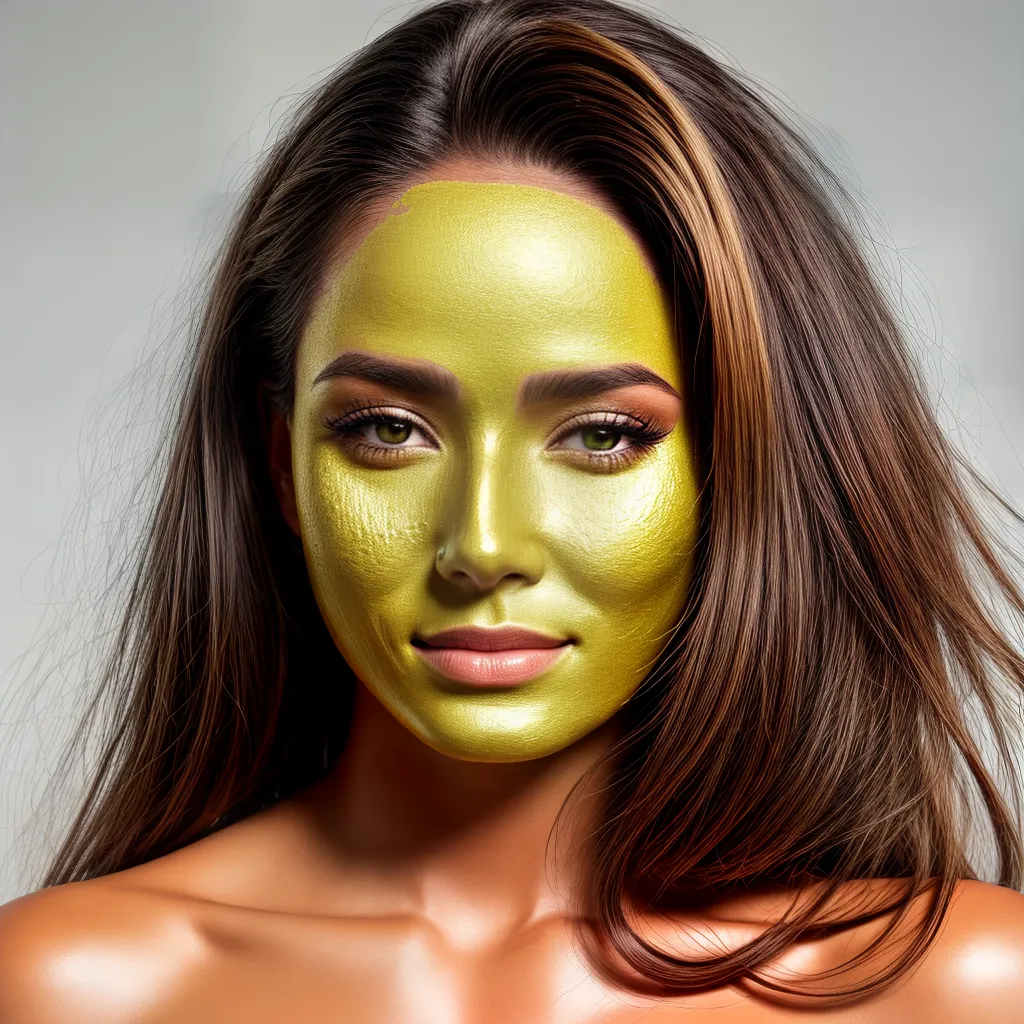 mascara avocado mel rosto mulher