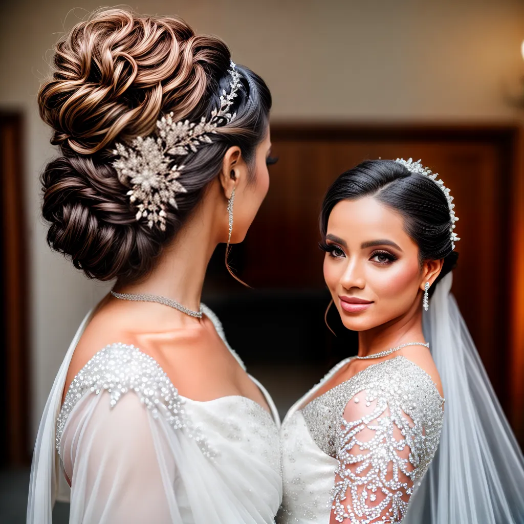 noiva penteado prata glamour casamento noiva penteado prata glamour casamento