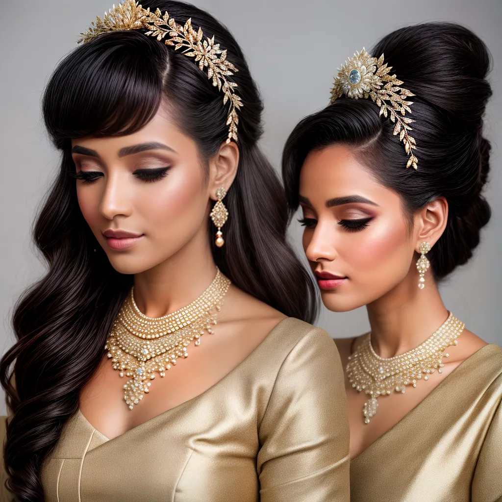 noiva penteado ouro glamour noiva penteado ouro glamour