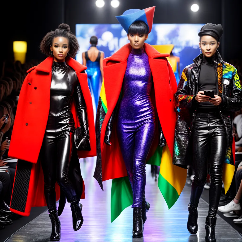 desfile futurista modelos 2023 inovacao