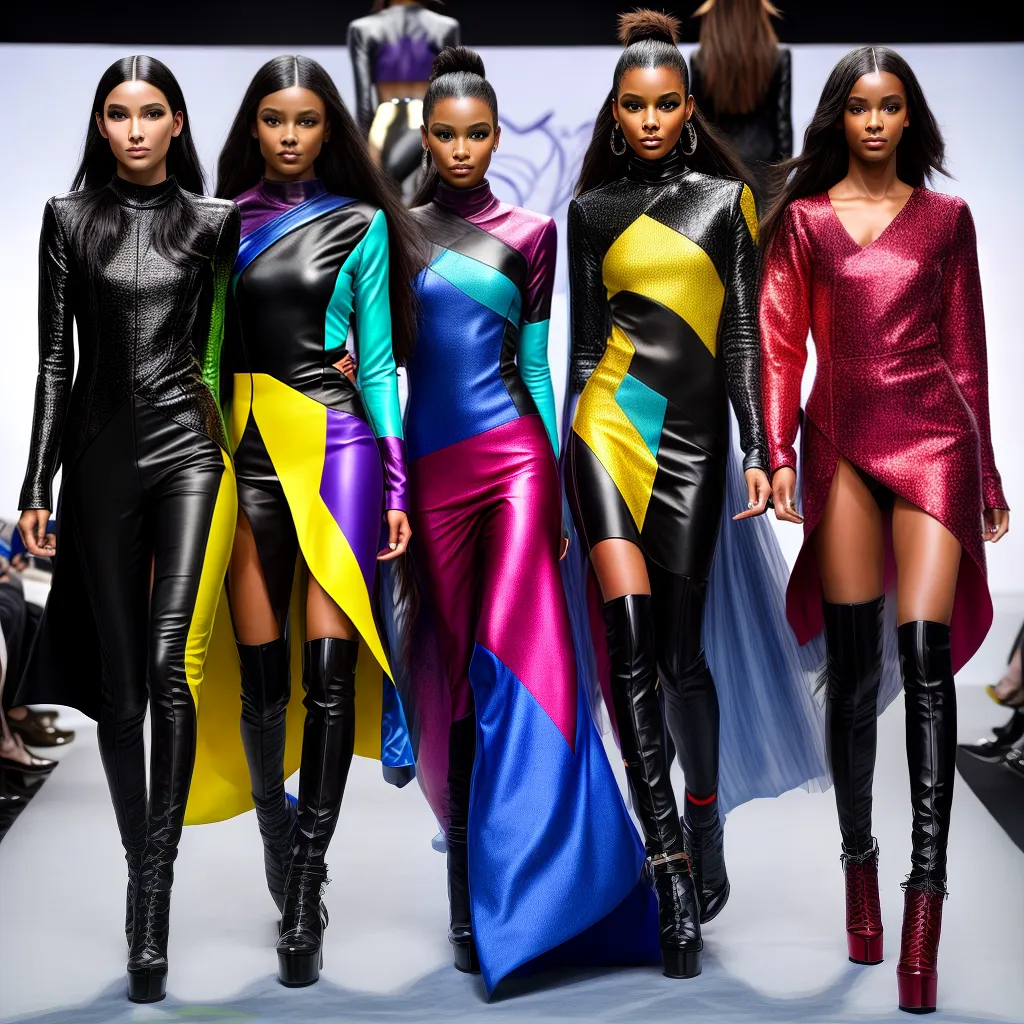 passarela futurista moda 2023 tendencias