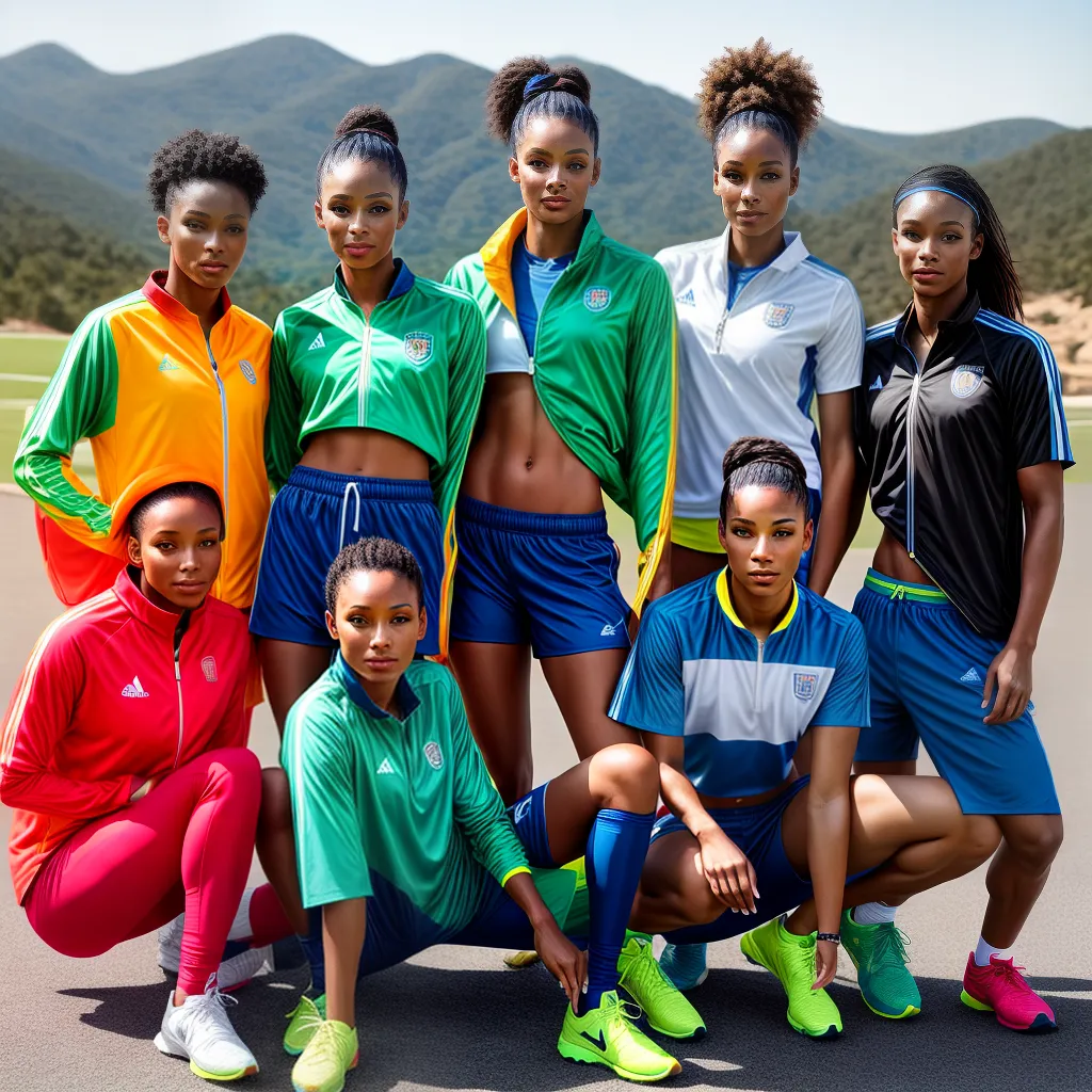 atletas uniformes esportivos estilosos