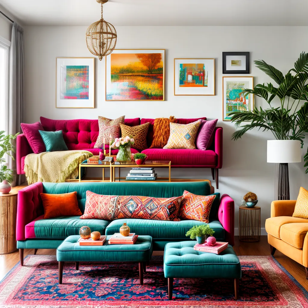 sala vibrante moderna boho sofa veludo sala vibrante moderna boho sofa veludo