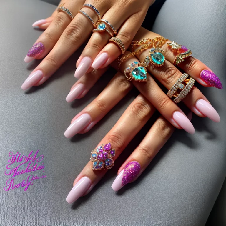 Unhas decoradas com pedrarias: dicas e técnicas