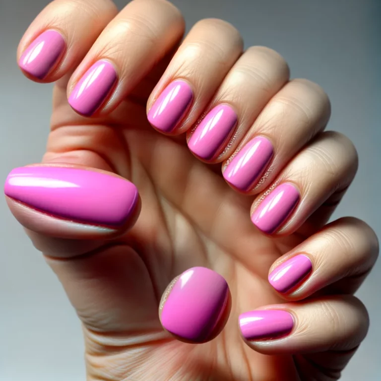 Unhas decoradas com efeito degradê