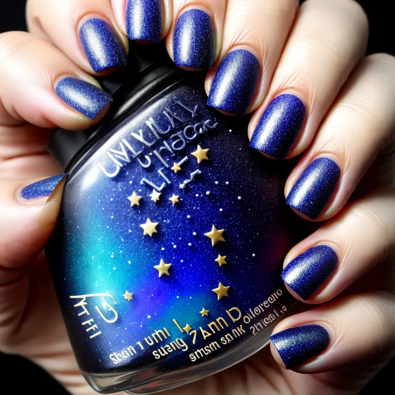 Nail art com temas de espaço