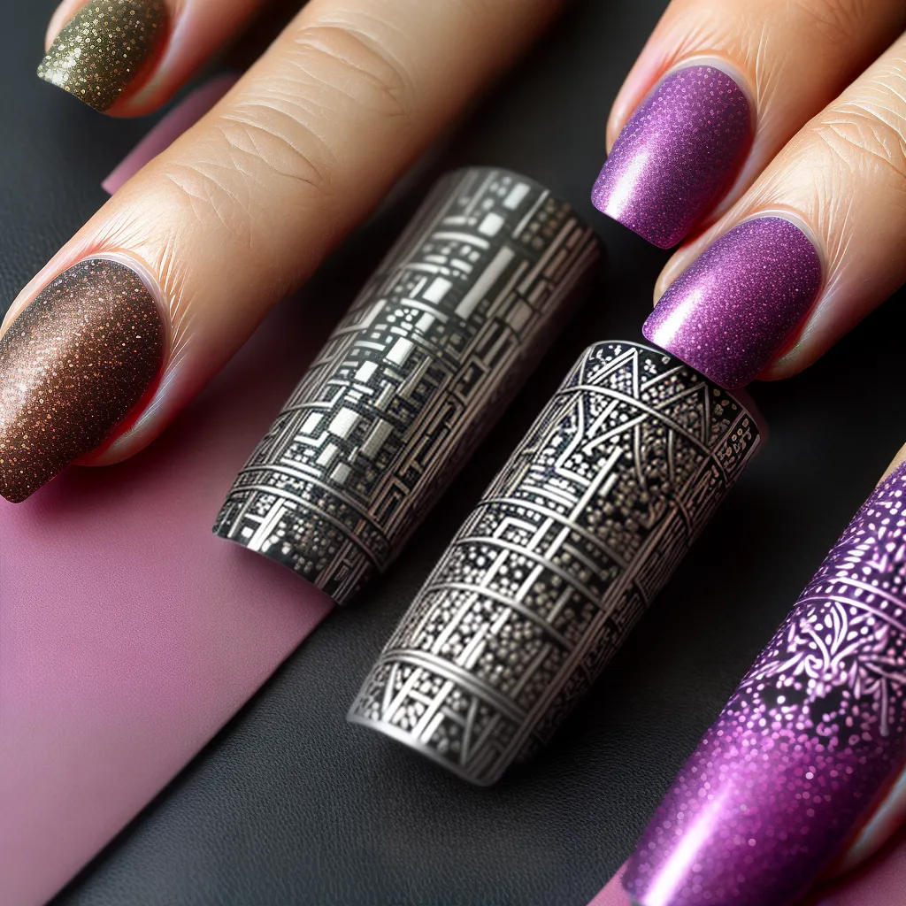 unhas tecnologia design colorido 2