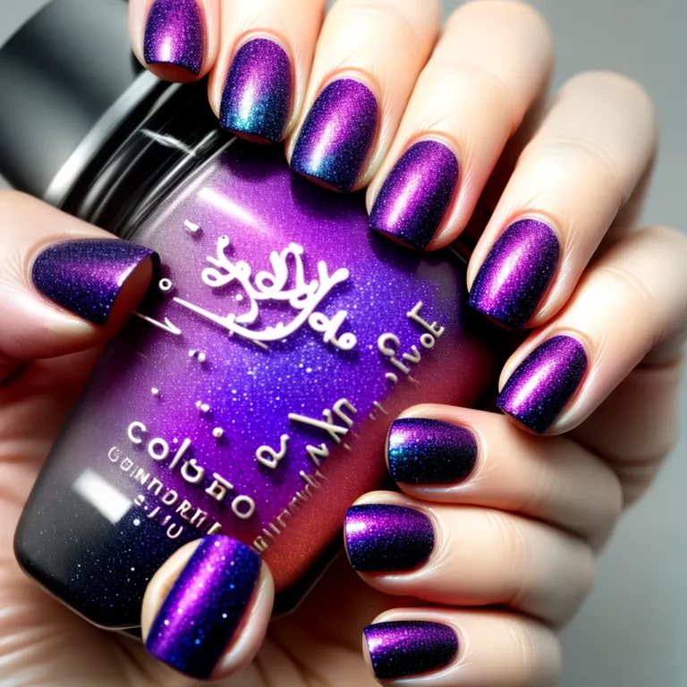 Unhas com efeito de galáxia: como criar designs